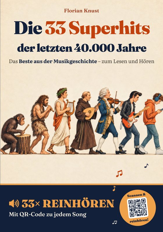 Buchcover: Die 33 Superhits der letzten 40.000 Jahre